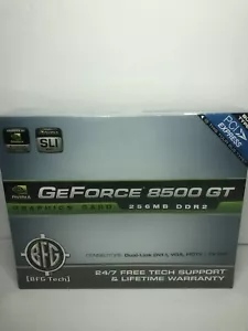 BFG Geforce 8500 GT 256m Retail Sealed in Box - Picture 1 of 4