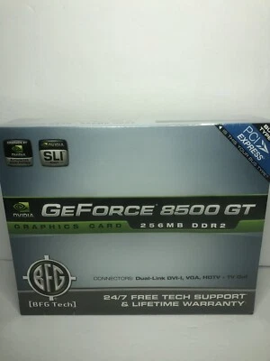 BFG Geforce 8500 GT 256m Retail Sealed in Box - Image 1 of 4