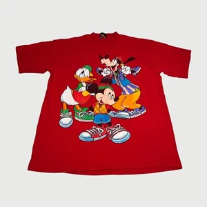 Camisa De Colección Disney Unlimited Mickey Donald Goofy Puntada Única Talla XL EE. UU. - Imagen 1 de 6