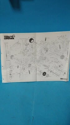 TAMIYA 58115 TERRA 4WD CONQUEROR  BREAK DOWN + PARTS LIST 1/10 CARS RC  - Immagine 1 di 2