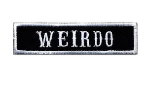 Weirdo patch badge car club CC motorcycle biker MC vest jacket - Picture 1 of 1