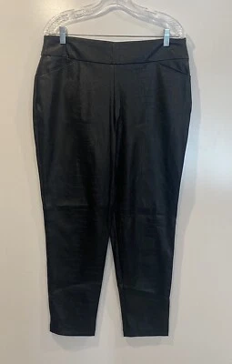 Pantalones de cuero vegano sintético para mujer Versona nuevos con etiquetas talla 14 (704) Foto 1 de 4