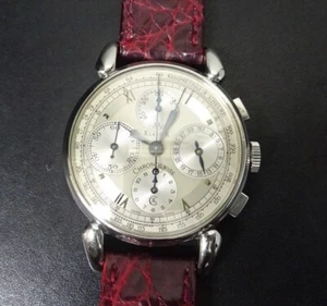 Chronoswiss Classic Chronograph CH7403 Automatic Silver Dial Leather Mens Watch - Picture 1 of 10