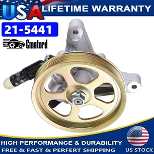 Power Steering Pump w/ Pulley For Honda Odyssey 2003-2013 Pilot Acura MDX 3.5L - Picture 1 of 17