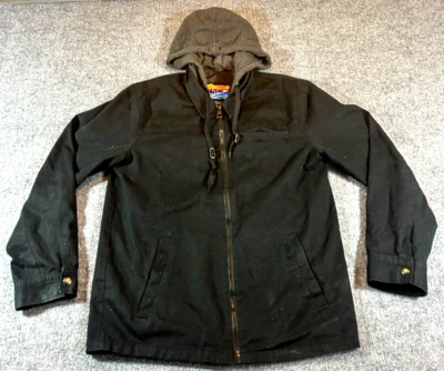 Empyre Surplus Co Hombre Talla Grande Manga Larga Cremallera Frontal Sudadera con Capucha Chaqueta Foto 1 de 4