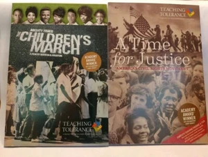 Teaching Tolerance Educational DVDs The Children's March & A Time for Justice - Imagen 1 de 5