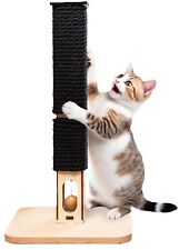 Cat Scratching Post 24 inch with interactive toys Small Medium Large Cat LALOBAN