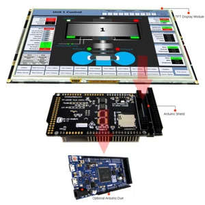 10.1" inch 1024x600 TFT LCD Display Shield for Arduino Due with LIbrary Examples - Picture 1 of 2