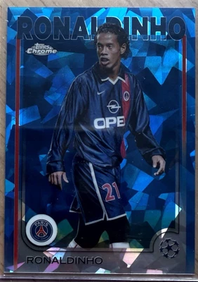 Ronaldinho Image Variation 2024-25 Topps Chrome Sapphire UEFA (1:8 packs) - Image 1 of 2