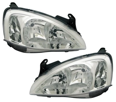 Scheinwerfer Set für Opel Corsa C 2003-2005 H7 Frontscheinwerfer f. VALEO LWR - Bild 1 von 4