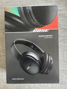 Auriculares inalámbricos con cancelación de ruido sobre la oreja Bose QuietComfort negros NUEVO - Imagen 1 de 2