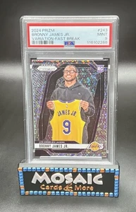 2024 Prizm Variation Fast Break Prizm #243 Bronny James Jr. PSA 9 MINT Rookie RC - Picture 1 of 2