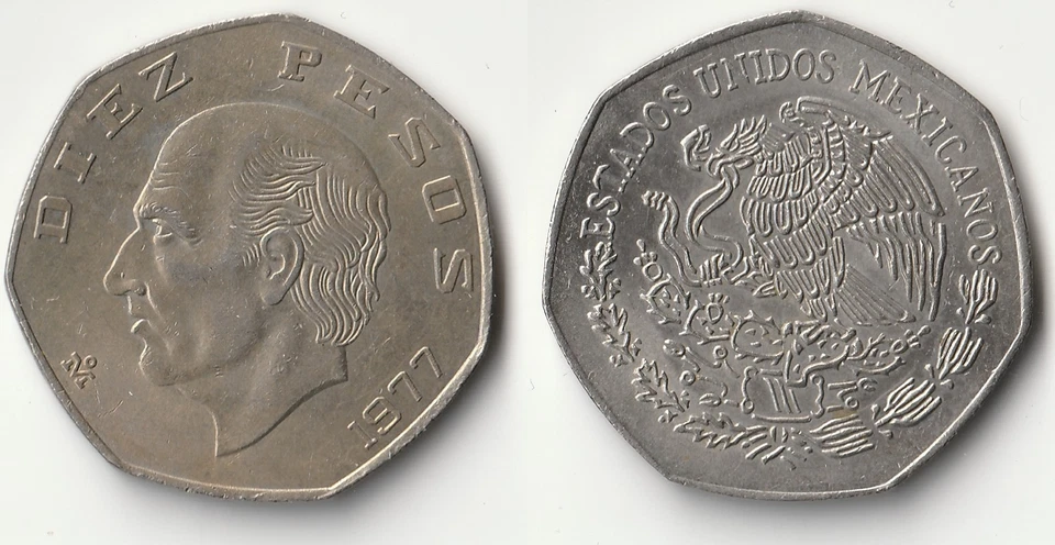 1977 Mexico 10 pesos coin - Image 1 of 1
