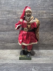 Vintage Christmas Paper Mache Santa Claus  14" - Picture 1 of 7