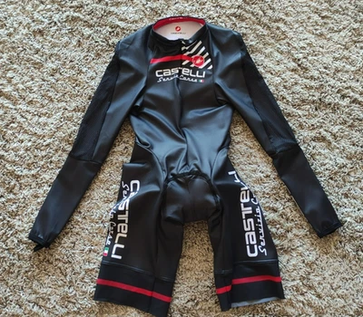 Castelli Body Paint Men's Servizio Corse Long Sleeve Speedsuit Size: S NEW! - Image 1 of 4