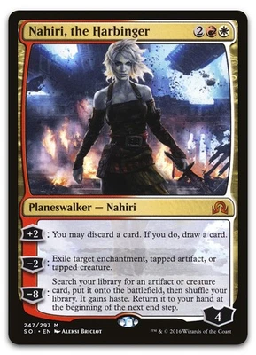 Nahiri, the Harbinger #247 (NM) Shadows over Innistrad SOI Magic MTG - Image 1 of 2