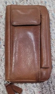 Fossil Women’s Bifold Full Size Brown Leather Wallet - Picture 1 of 6
