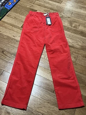 Pantalones de pana Vineyard Vine Jetty rojos para niños talla 16 nuevos con etiquetas Foto 1 de 4