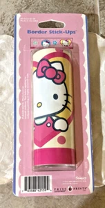 Vintage Sanrio Hello Kitty Decorative Wall Border Stick-Ups 15 ft X 5" Heart NOS - Picture 1 of 3