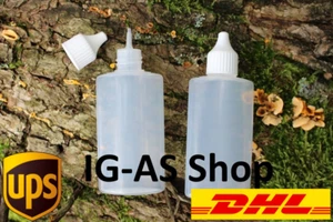 50ml 100ml ovale Liquidflaschen Tropfflaschen Leerflaschen Dropper Bottle aus DE - Bild 1 von 7