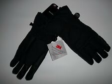 Spyder Ski Gloves Mens L XL Shredder Black 3m Thinsulate Snowboard Winter