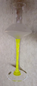 Kisslinger Stem Glass 8" Tall Kristall-Glas Handarbeit Rattenberg / Tirol