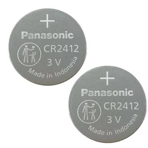 2pcs CR2412 Battery For Seiko 8F32A, 8F33A, 8F35A, 8F56A,Car Key Fob - Picture 1 of 4