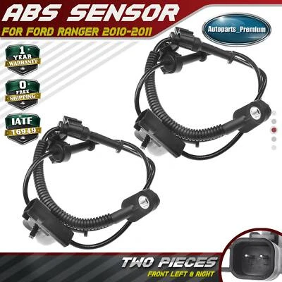 2x Sensor de velocidad de rueda ABS para Ford Ranger 2010-2011 2,3 L 4,0 L delantero izquierdo y derecho Foto 1 de 4