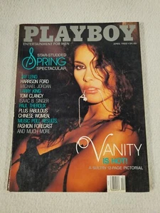 Playboy Magazine Back Issue April 1988 ~ Playmate Eloise Broady Michael Jordan - Picture 1 of 12