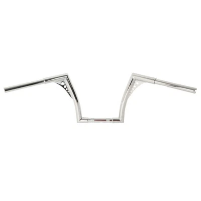 Manillar Fat de 12" Rise Ape Hangers de 1 1/4" apto para Harley-Davidson cromado Foto 1 de 4