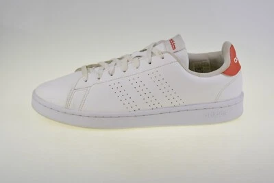 Adidas Advantage K Tennis Shoes Men's White Leather GW9166 size UK 10.5 - Image 1 of 4