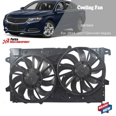 20979495 para Chevrolet Impala 2014-2017 2,5 L I4 radiador y ventilador condensador 12 V Foto 1 de 4