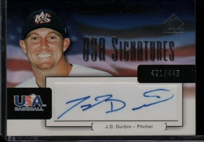 J.D Durbin (Minnesota Twins) 2004 SP Authentic Signatures Auto 421/445 Mint+ - Image 1 of 2