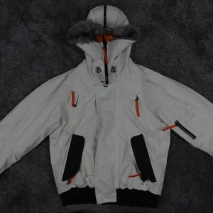 Jc De Castelbajac Rossignol Goretex Ski Jacket Size Small White Waterproof - Picture 1 of 15