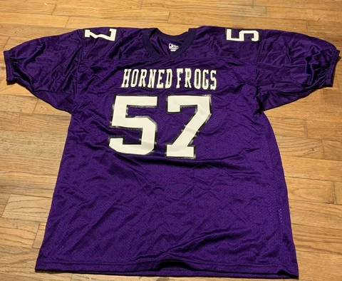Gator Athletics Youth TCU HORNED FROGS Football Jersey Sz. YXL NEW #57 BIG12 Cover