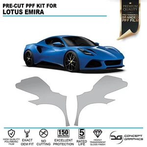 Front Wings PPF Stone Chip Paint Protection Film PPF Kit For Lotus Emira - Picture 1 of 2