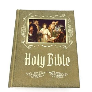 Copyright 1971 Ornate Holy Bible King James Master Reference Heirloom Edition - Picture 1 of 17