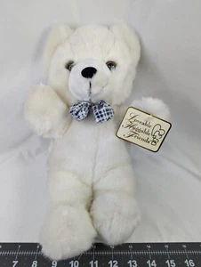 Tb Trading Co White Bear Plush 13 Inch Huggable Stuffed Animal Toy - Picture 1 of 8