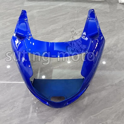 Cubierta de faro carenado superior nariz delantera azul para Honda 1996-2007 CBR1100XX Foto 1 de 4