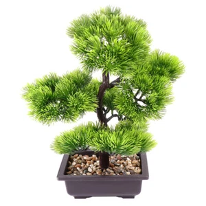 Artificial Green Plants Potted Indoor Simulation Pepper Tree Bonsai - Picture 1 of 12