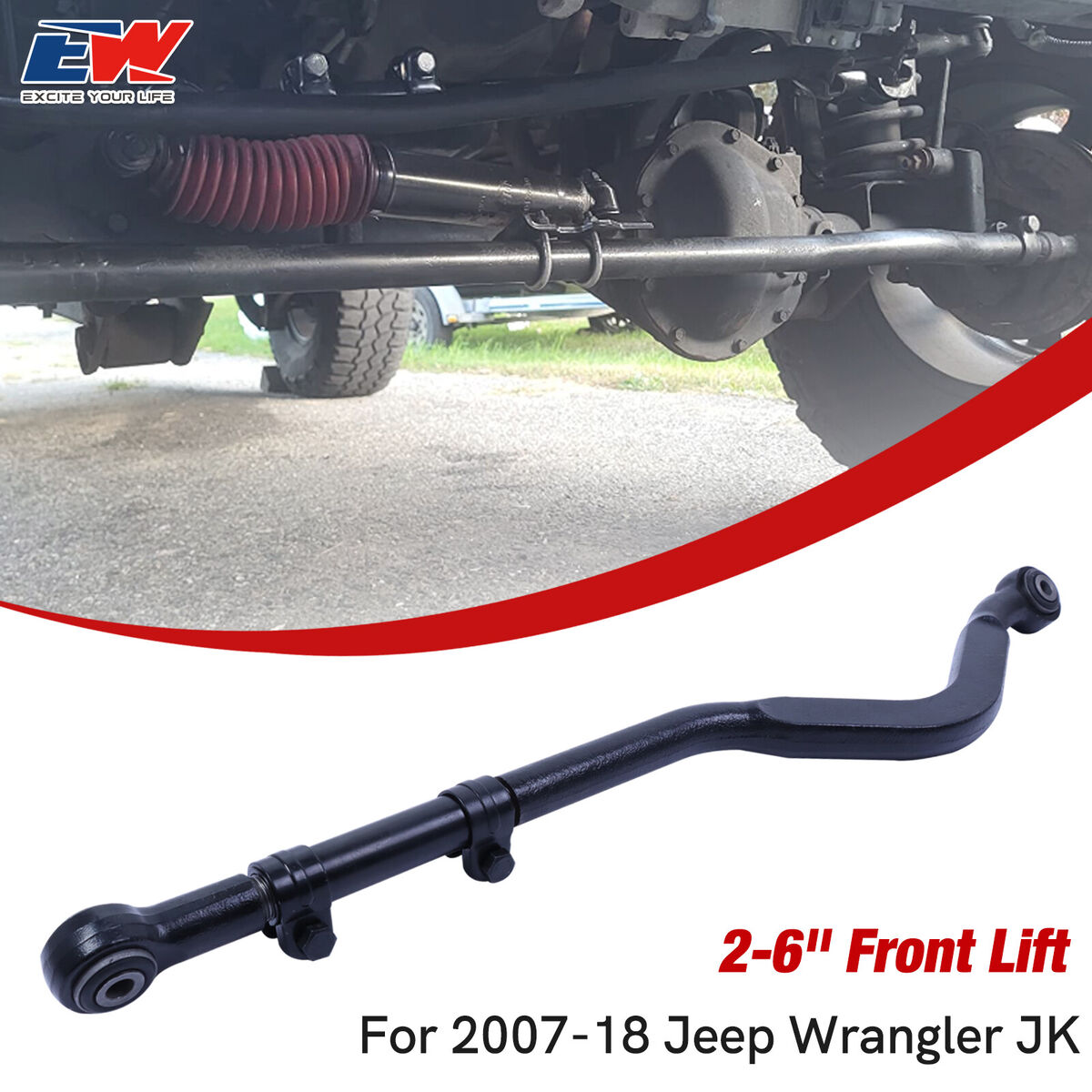 Steering Stabilizer | Rough Country | Jeep Wrangler