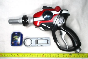 Pistola Power Rangers RPM GO-ONGER Morpher Bandai 2007 DX Mantan Nitro Blaster funciona - Imagen 1 de 24