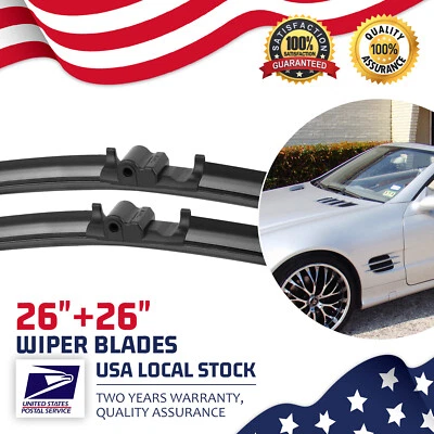 Premium All-Season Wiper Blades 26"26" For 2003-11 Mercedes-Benz SL550, SL55 AMG - Image 1 of 4