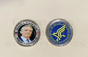 Pres. Trump Robert Kennedy JR HHS Kabinett/Stab Neuheit Münze alle erhalten - Bild 1 von 1