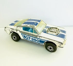 Vintage 1970 Matchbox Lesney #23 Diecast 1/64 Scale White Ford Mustang GT-350 - Bild 1 von 6