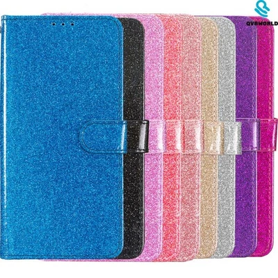 For Google Pixel 10 9 8 7 6 8A 7A 9A Glitter PU Leather Wallet Case Phone Cover - Image 1 of 4