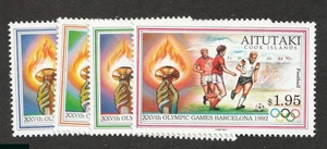 1992 Aitutaki Cook Islands Sc# 460-63 Olympic Games Barcelona. MNH Cv$10.25 - Picture 1 of 1