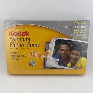 Papel Fotográfico Kodak 4x6 Premium Alto Brillo 75 Hojas CAT 888 7713 (NUEVO PRECINTADO) - Imagen 1 de 2