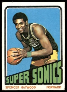 Spencer Haywood 1972-73 Topps #10 Seattle SuperSonics - Picture 1 of 3