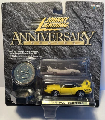 Johnny Lightning 30th Anniversary 1970 Plymouth Superbird 1:64 Die-Cast (B78) - Image 1 of 3